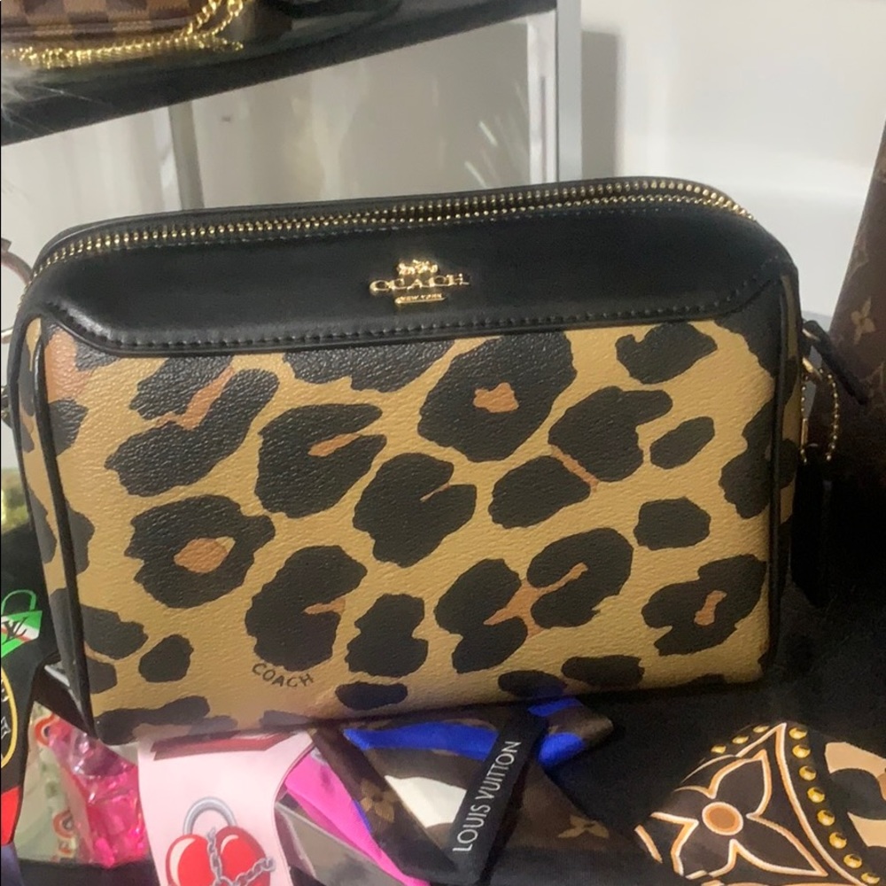Coach Leopard Bennett Crossbody